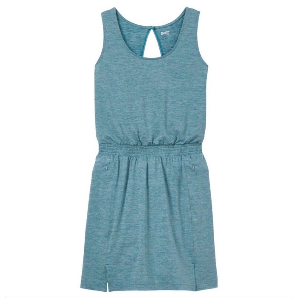 NWT Duluth Armachillo Knit Dress Size XXL Teal Heather Shorts Cooling